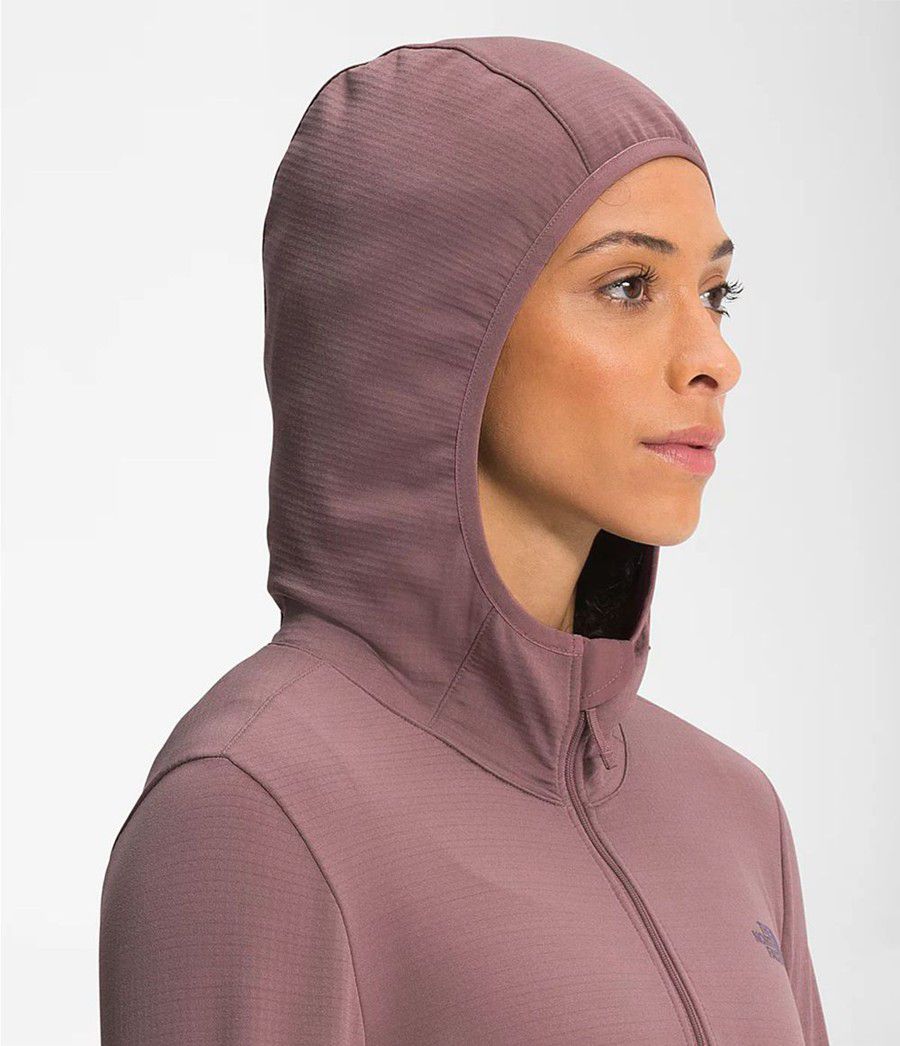 Dámské Hoodies The North Face Wayroute Pullover Světle Fialové | LDGQROW-96