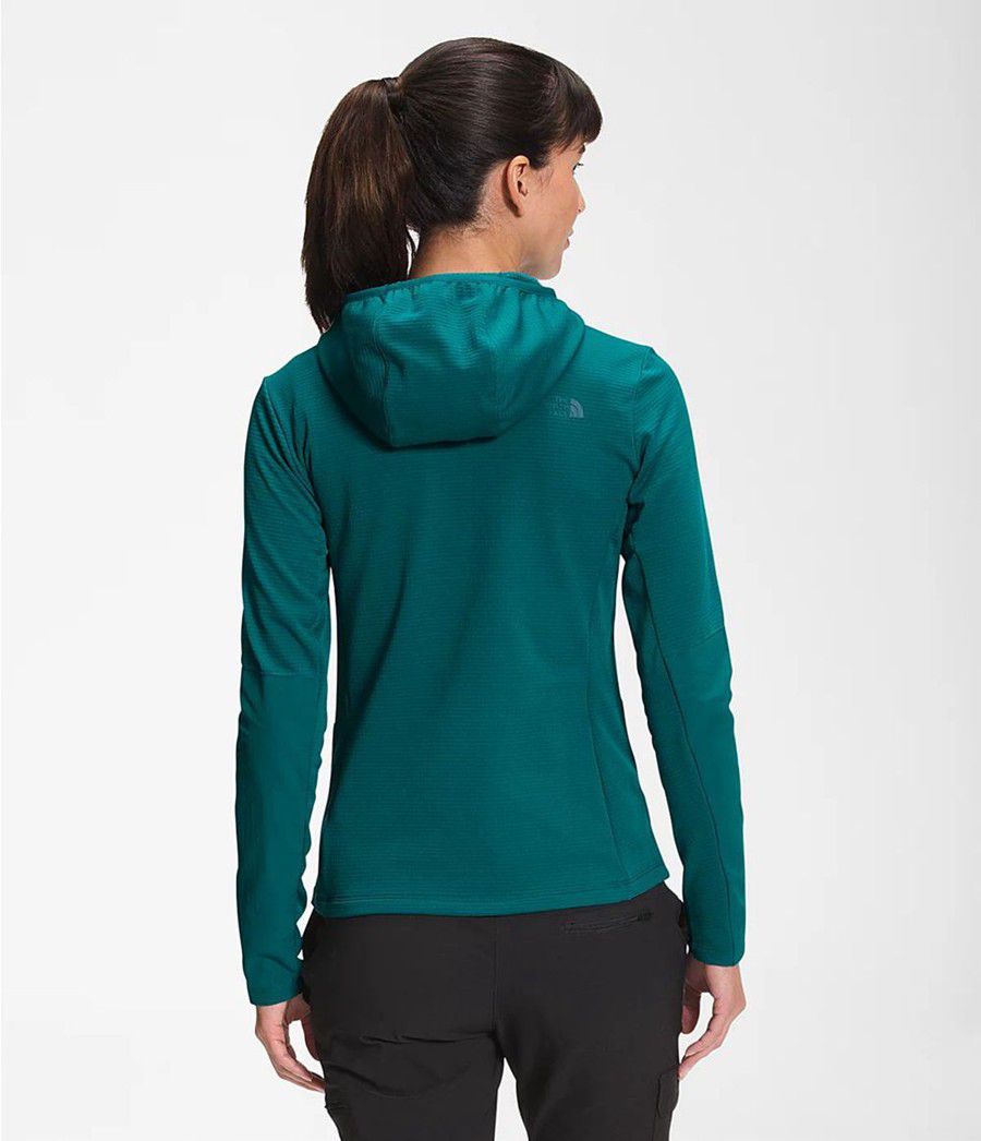 Dámské Hoodies The North Face Wayroute Pullover Zelene | WPIZNBD-73