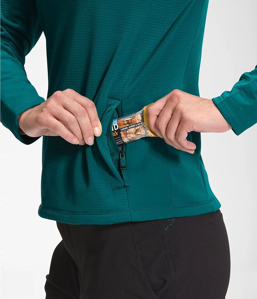 Dámské Hoodies The North Face Wayroute Pullover Zelene | WPIZNBD-73