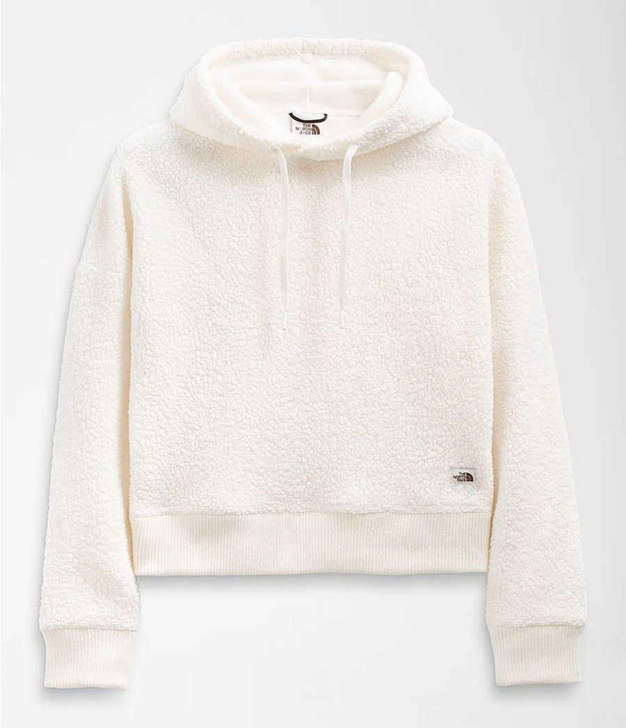 Dámské Hoodies The North Face Wool Harrison Pullover Bílé | EMOPXTK-83