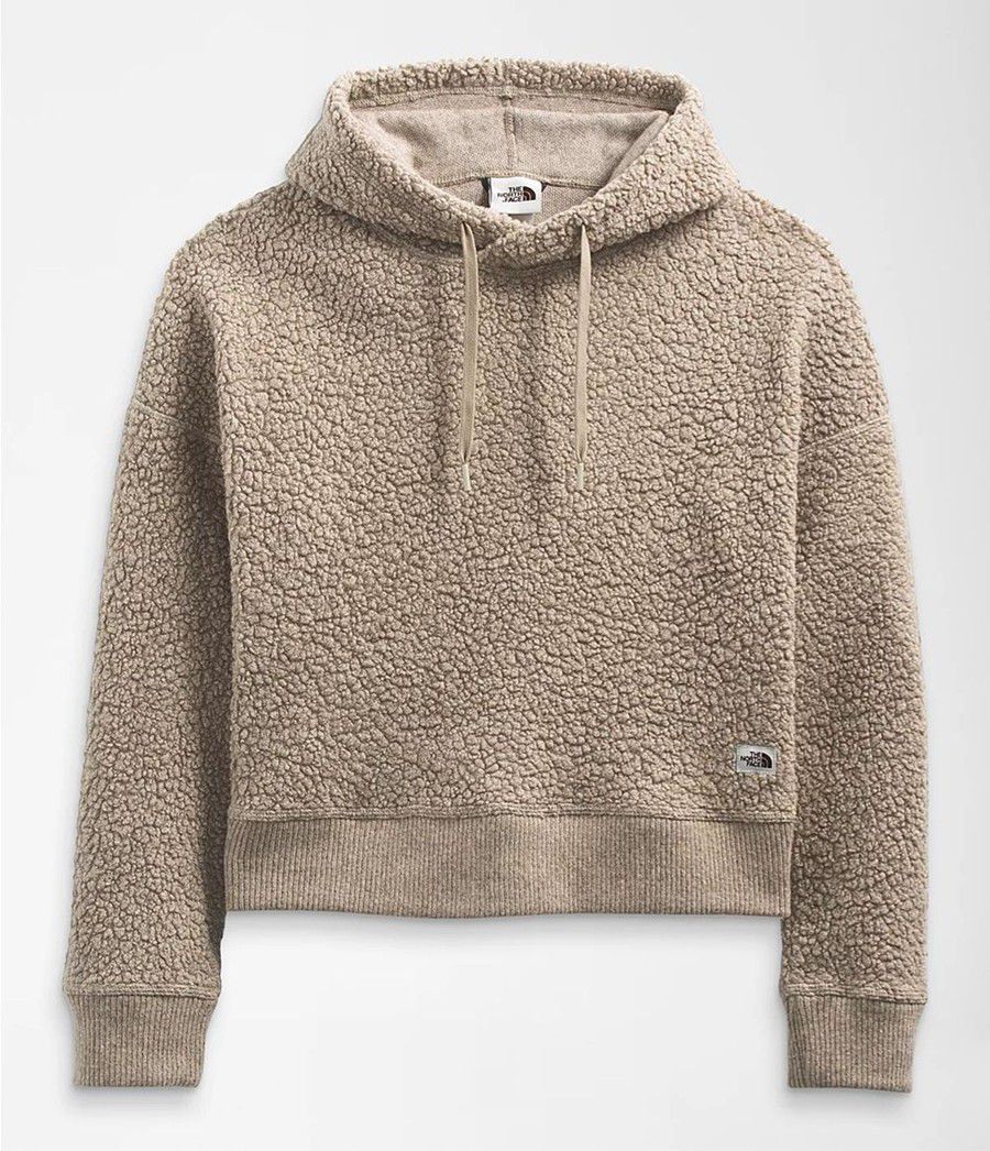 Dámské Hoodies The North Face Wool Harrison Pullover Šedé | NTUYELP-59