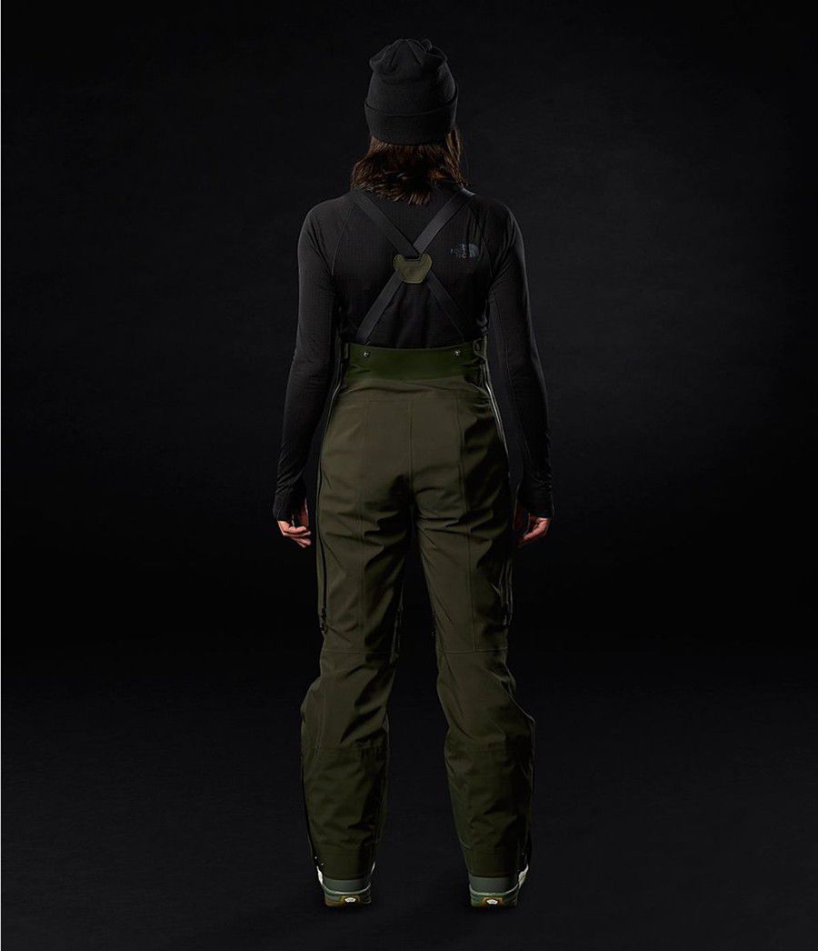 Dámské Kalhoty The North Face A-Cad Futurelight Bib Zelene | EQGUZKT-89