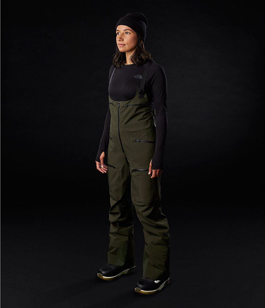 Dámské Kalhoty The North Face A-Cad Futurelight Bib Zelene | EQGUZKT-89