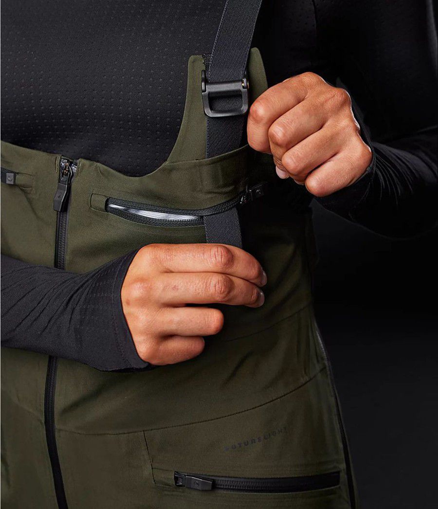 Dámské Kalhoty The North Face A-Cad Futurelight Bib Zelene | EQGUZKT-89