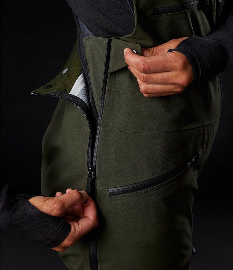 Dámské Kalhoty The North Face A-Cad Futurelight Bib Zelene | EQGUZKT-89