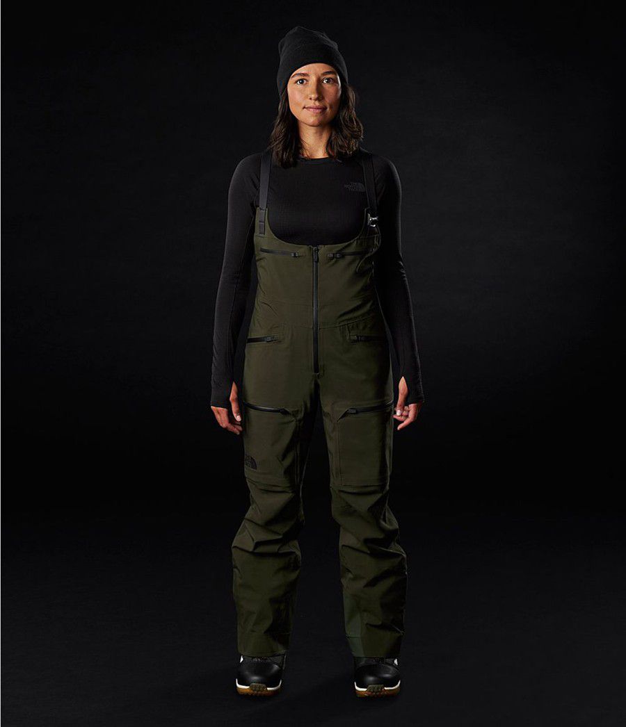 Dámské Kalhoty The North Face A-Cad Futurelight Bib Zelene | EQGUZKT-89