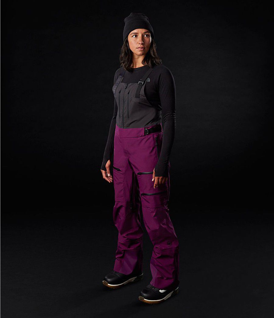 Dámské Kalhoty The North Face Brigandine Futurelight Bib Fialové | UXVNKGI-32