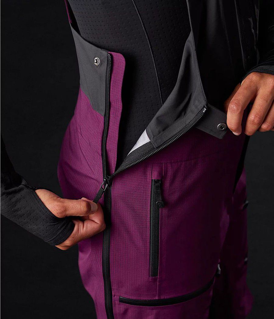 Dámské Kalhoty The North Face Brigandine Futurelight Bib Fialové | UXVNKGI-32