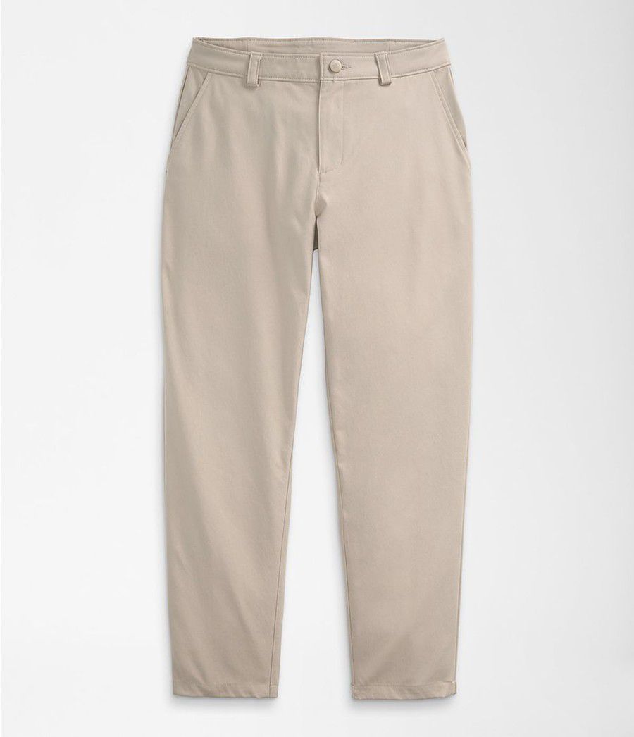 Dámské Kalhoty The North Face City Standard Ankle Béžový | YDUBNOJ-09