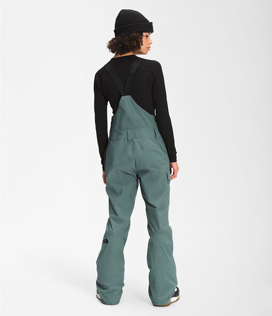 Dámské Kalhoty The North Face Freedom Bib Zelene | DEMTRYS-54