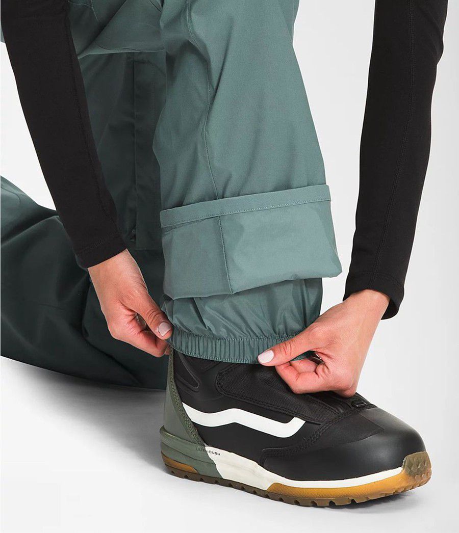 Dámské Kalhoty The North Face Freedom Bib Zelene | DEMTRYS-54