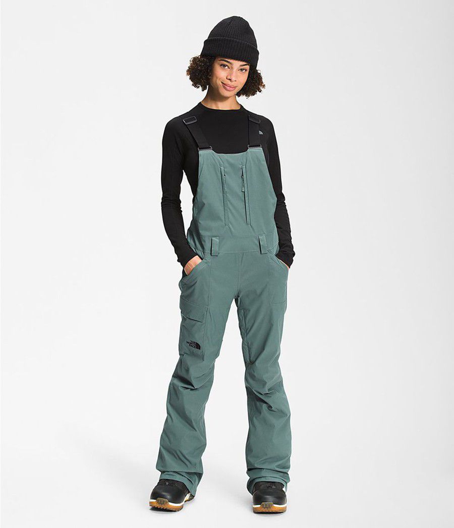 Dámské Kalhoty The North Face Freedom Bib Zelene | DEMTRYS-54