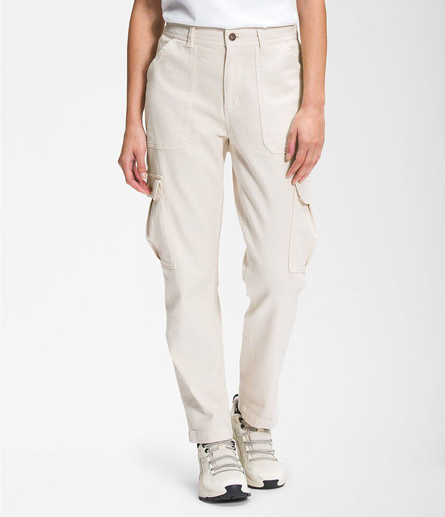 Dámské Kalhoty The North Face Heritage Cargo Bílé | ZNHIDFJ-93