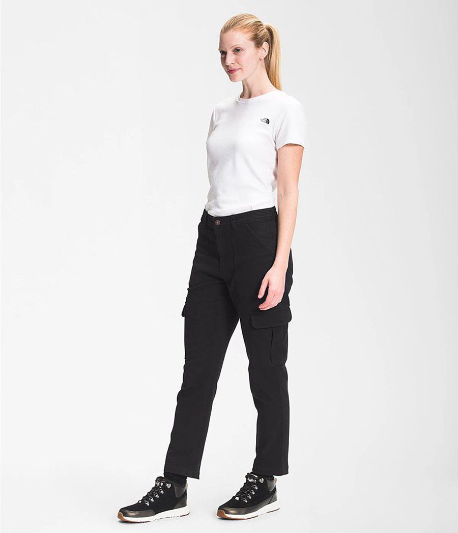 Dámské Kalhoty The North Face Heritage Cargo Černé | CDLRTPQ-71