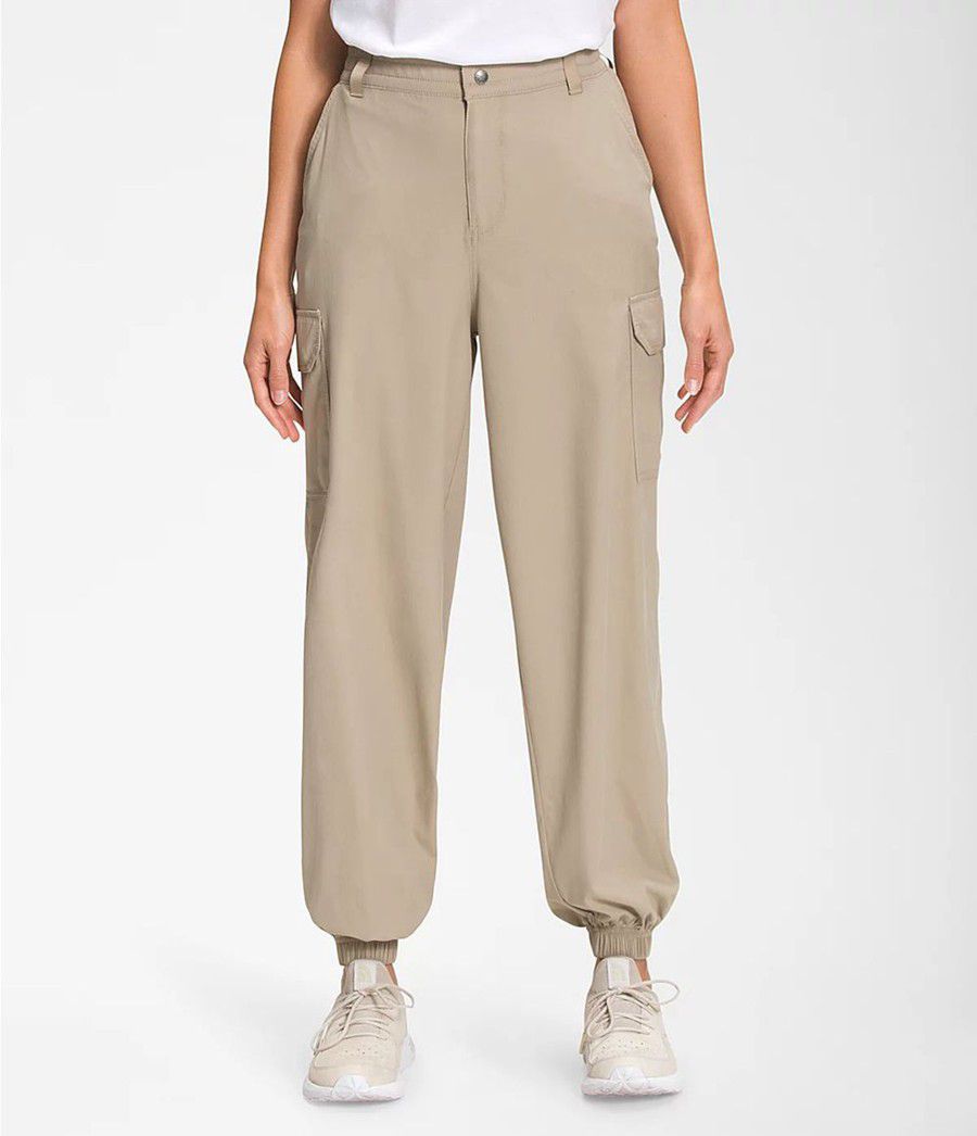 Dámské Kalhoty The North Face Karakash Cargo Béžový | ZEVBWQU-38