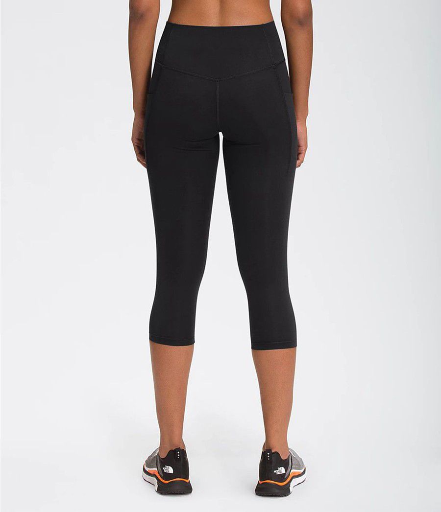 Dámské Kalhoty The North Face Motivation High-Rise Pocket Crop Černé | ZGOLUEV-05