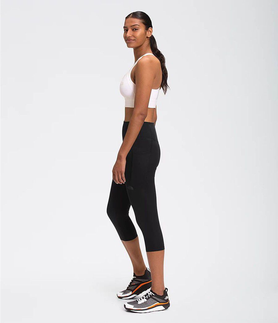 Dámské Kalhoty The North Face Motivation High-Rise Pocket Crop Černé | ZGOLUEV-05