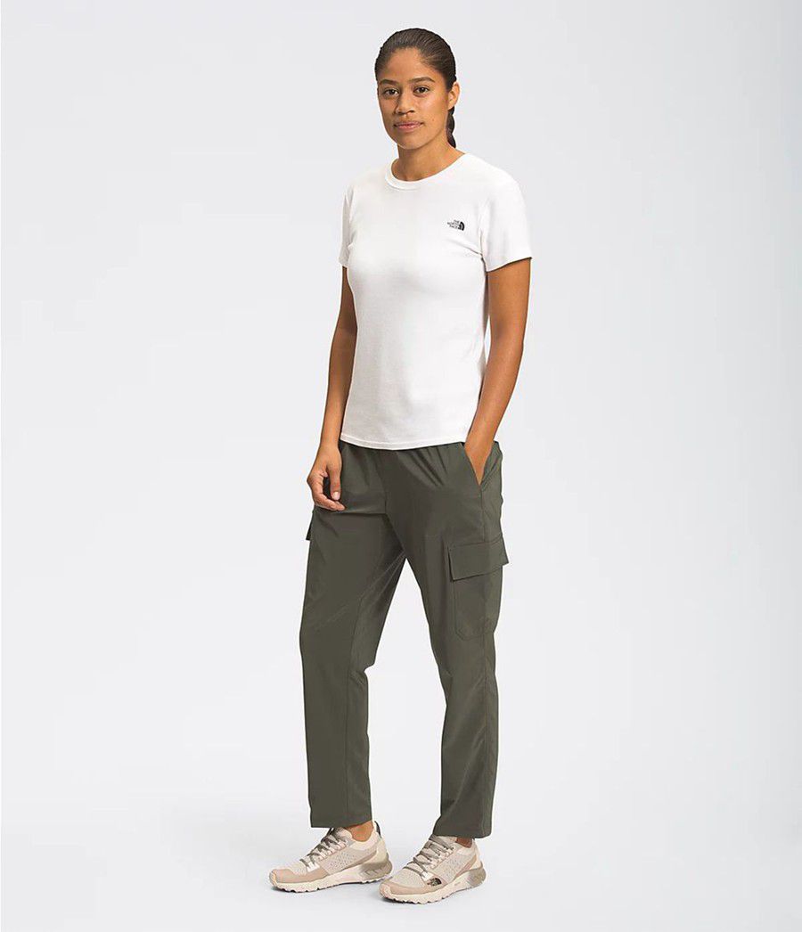 Dámské Kalhoty The North Face Never Stop Wearing Cargo Olivy Zelené | ABEYUIV-93