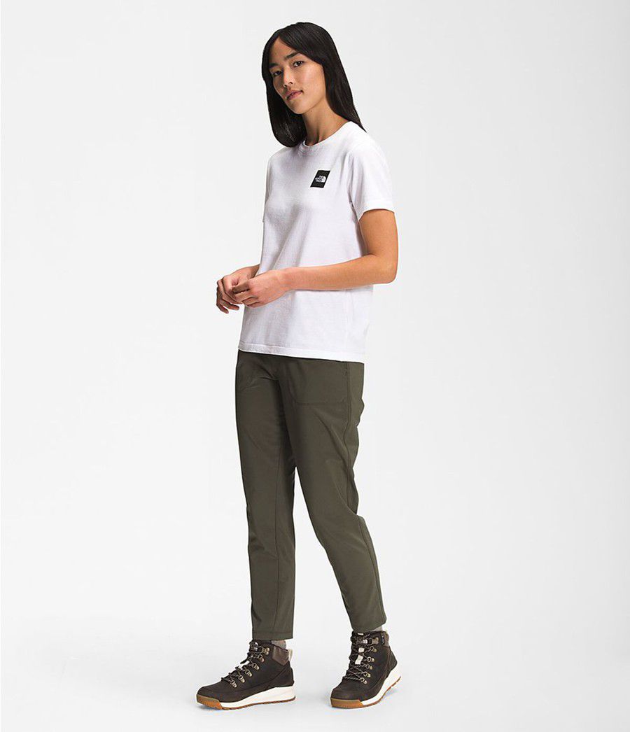 Dámské Kalhoty The North Face Never Stop Wearing Ankle Olivy Zelené | UCGJTWP-74