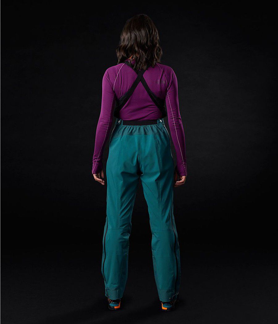 Dámské Kalhoty The North Face Summit L5 Futurelight Full Zip Bib Blankyt | GFJPTMH-51