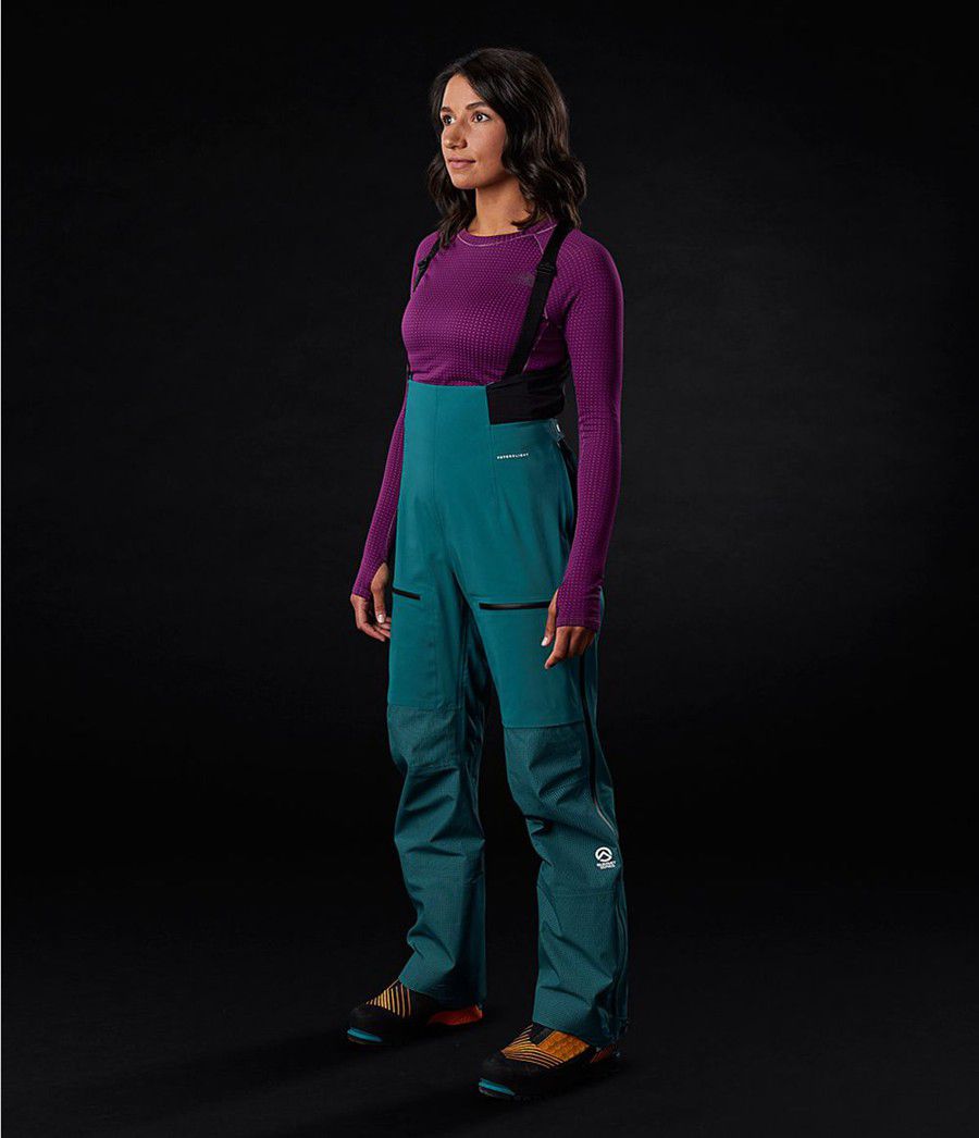 Dámské Kalhoty The North Face Summit L5 Futurelight Full Zip Bib Blankyt | GFJPTMH-51