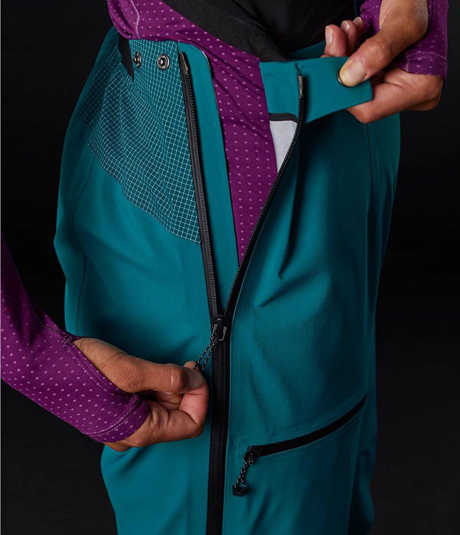 Dámské Kalhoty The North Face Summit L5 Futurelight Full Zip Bib Blankyt | GFJPTMH-51