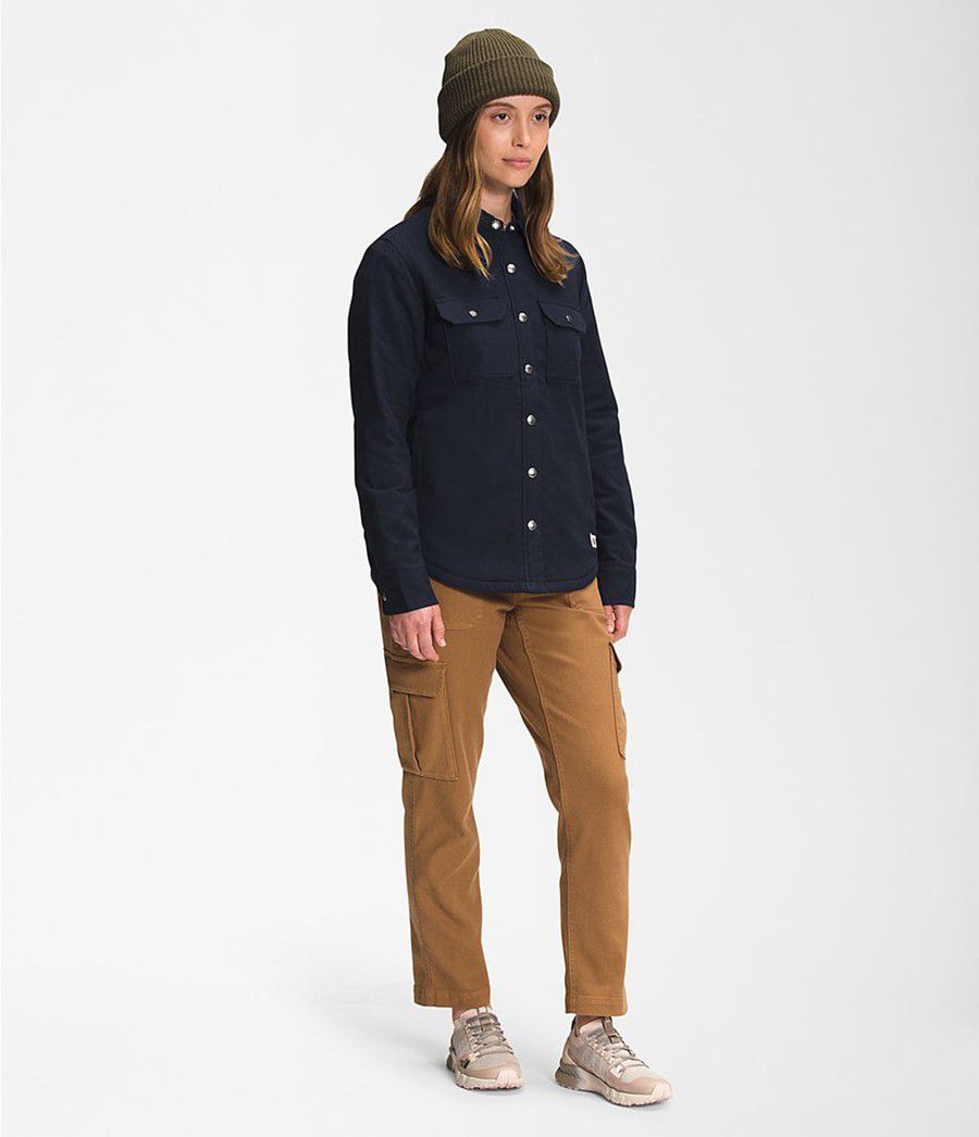 Dámské Košile The North Face Campshire Tmavě Blankyt | ACSTFXK-57