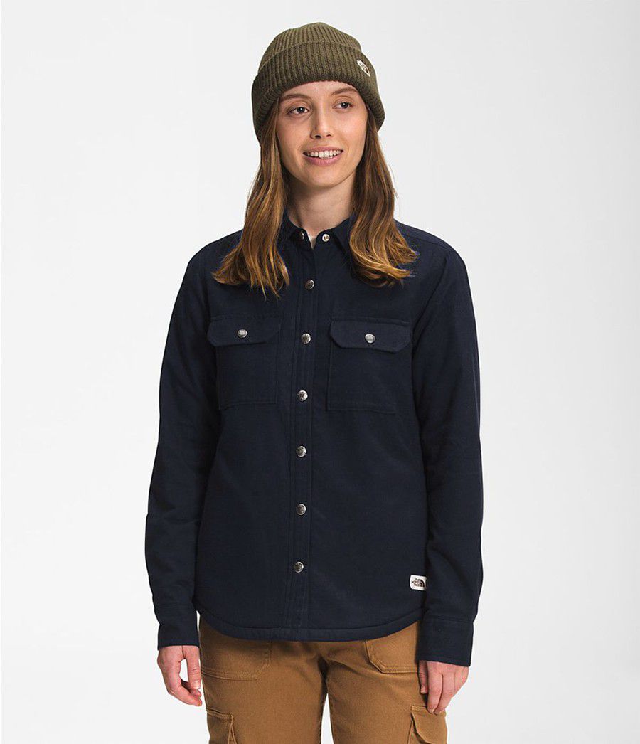 Dámské Košile The North Face Campshire Tmavě Blankyt | ACSTFXK-57