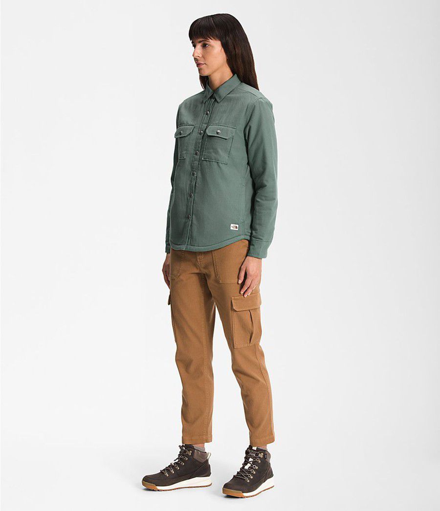 Dámské Košile The North Face Campshire Zelene | HJWGELV-54