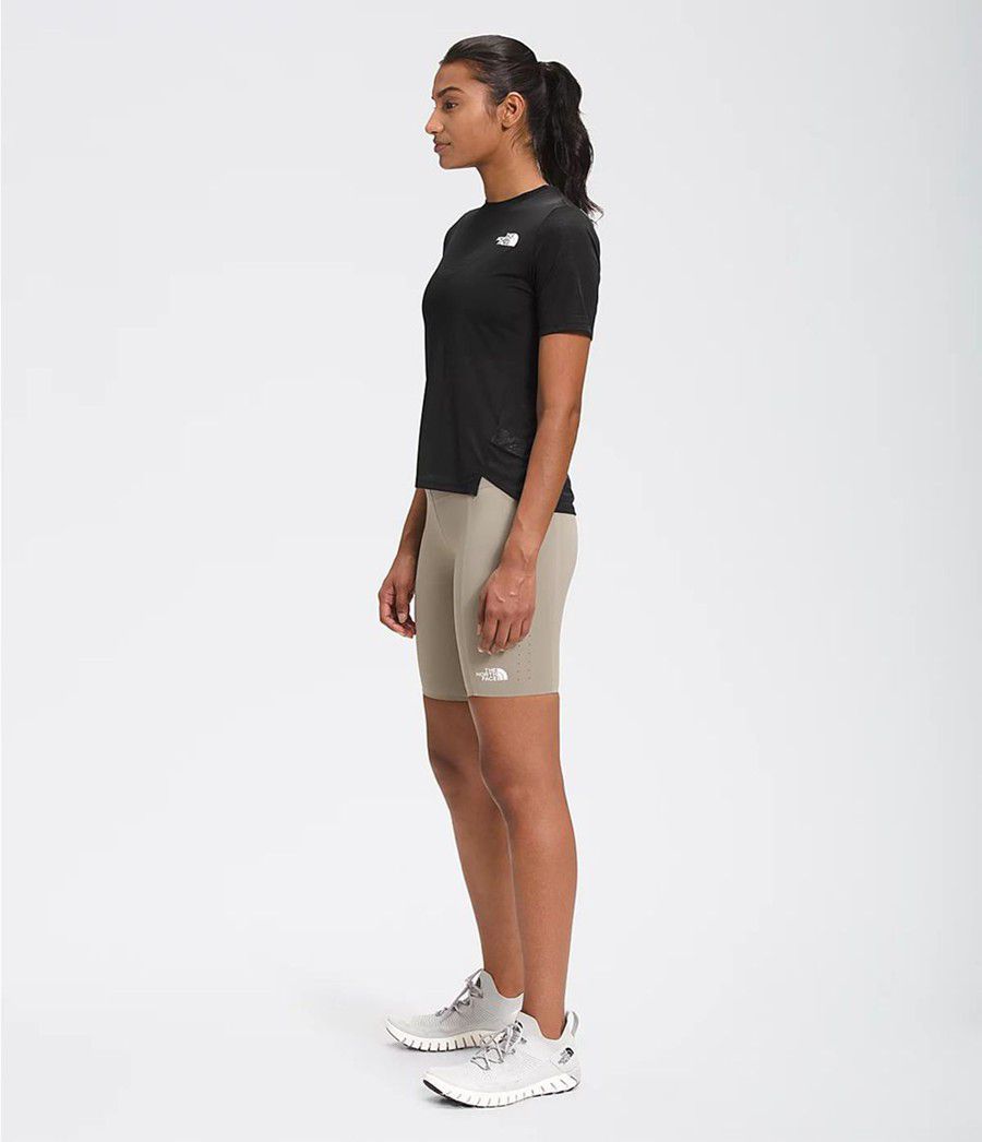 Dámské Košile The North Face Up With The Sun Short Sleeve Černé | CXVZAQO-95