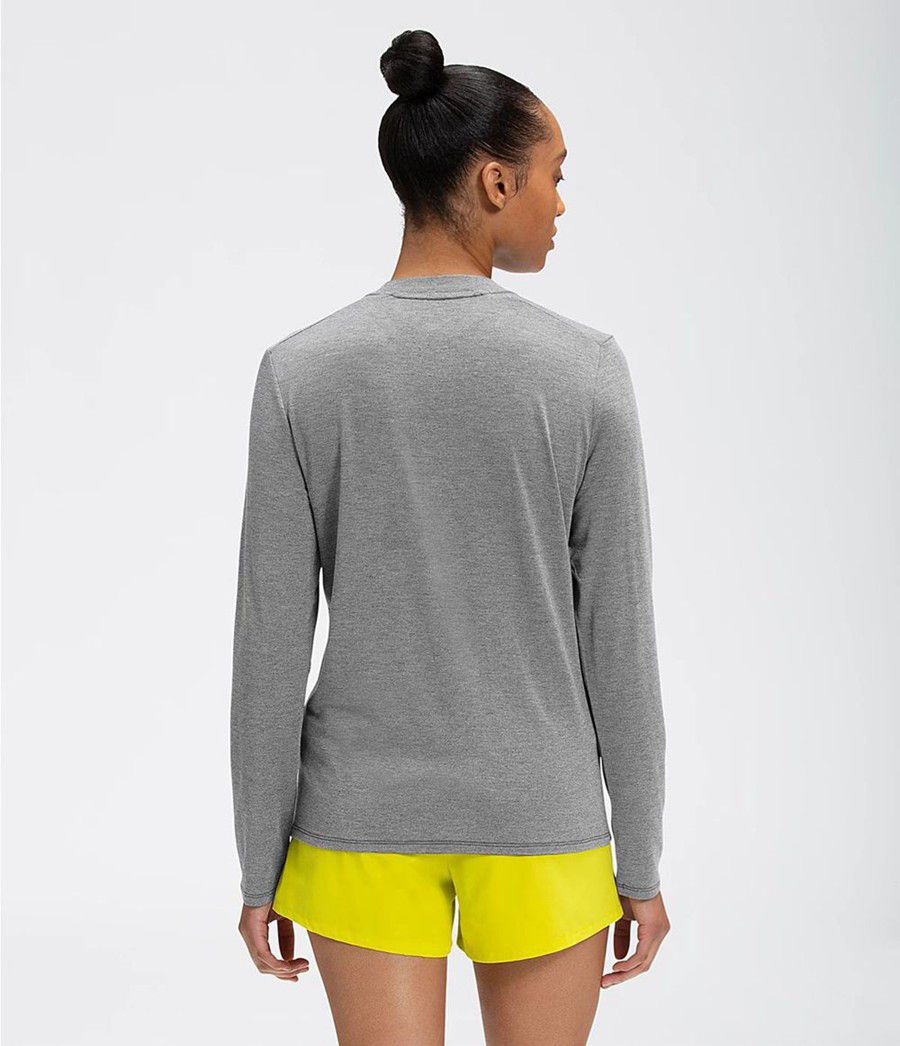Dámské Košile The North Face Wander Long Sleeve Šedé | DABKYNX-07