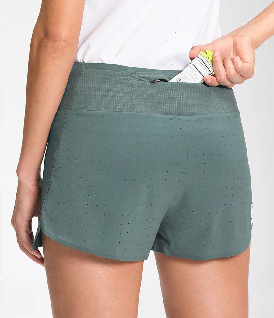 Dámské Kraťasy The North Face Flight Stridelight Zelene | WYVSAND-48