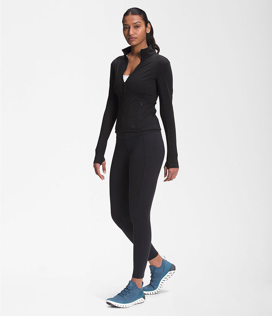 Dámské Mikiny The North Face Ea Early Light Full Zip Černé | GNXAYPW-89