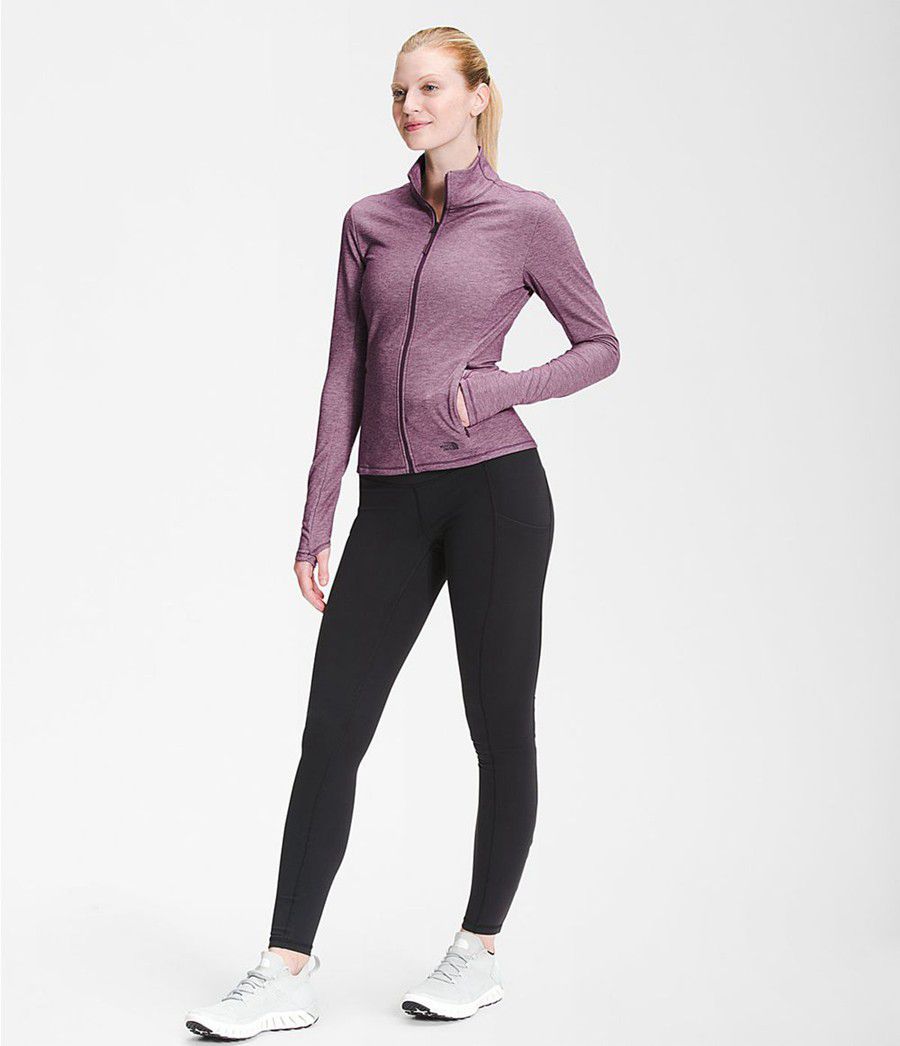 Dámské Mikiny The North Face Ea Early Light Full Zip Fialové | UQZENOA-09