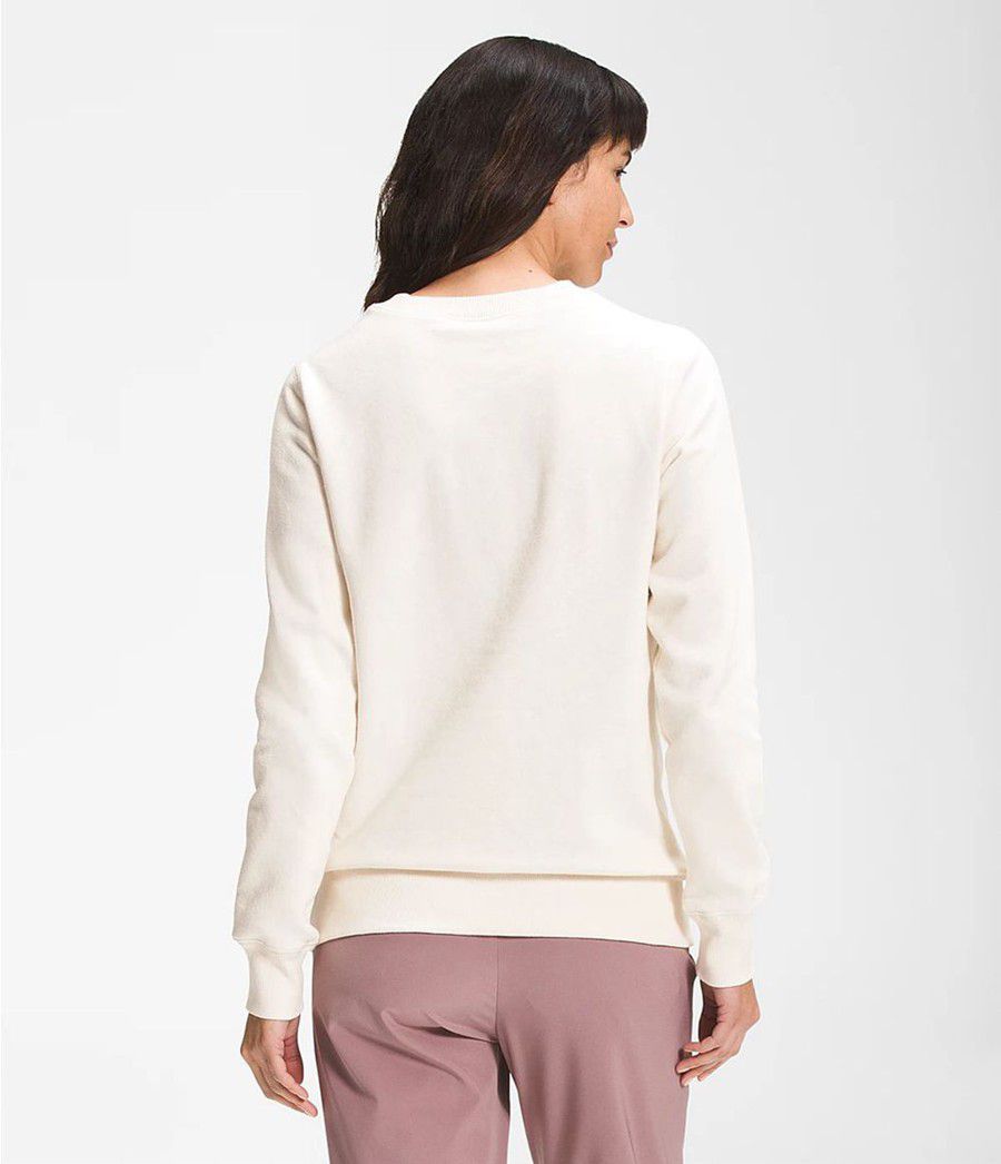 Dámské Mikiny The North Face Heritage Patch Crew Bílé | WFXMPIB-50