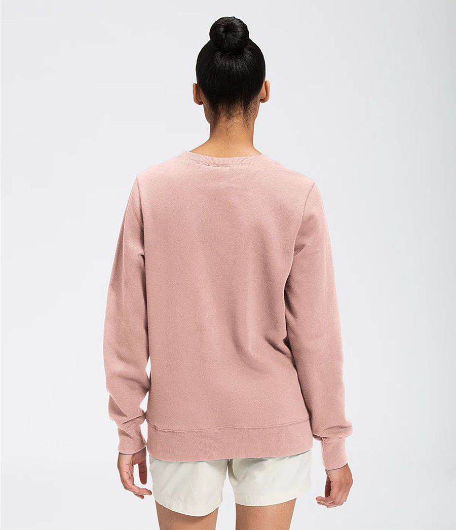 Dámské Mikiny The North Face Heritage Patch Crew Růžové | TLPGHMS-84