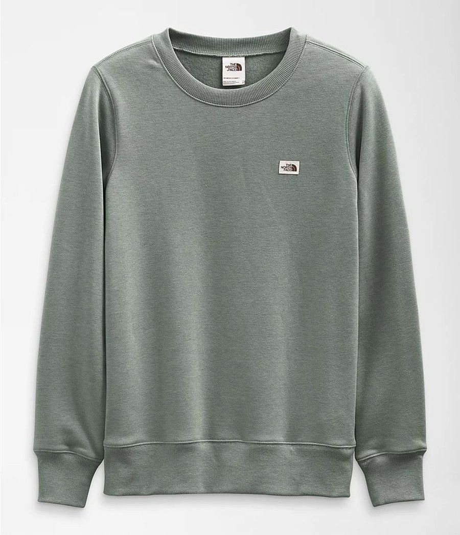 Dámské Mikiny The North Face Heritage Patch Crew Zelene | RGIDUSO-23