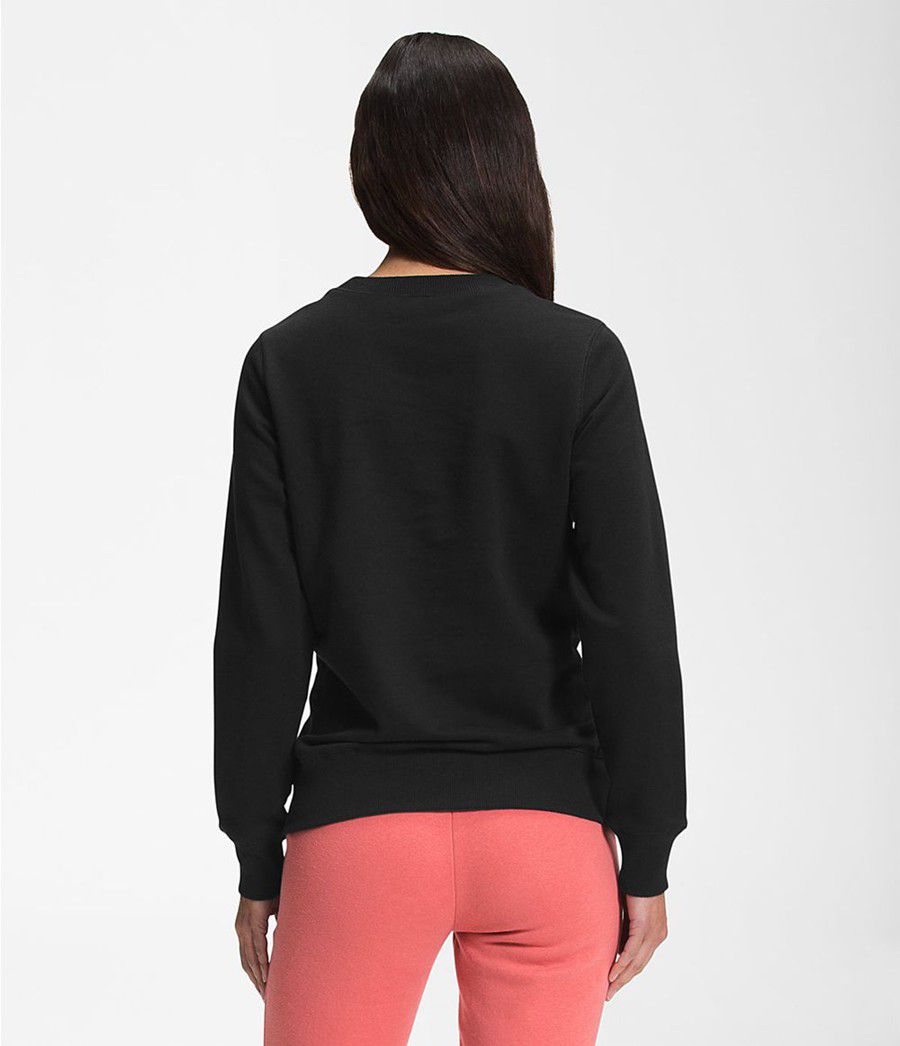 Dámské Mikiny The North Face Heritage Patch Crew Černé | ILSQCZX-06