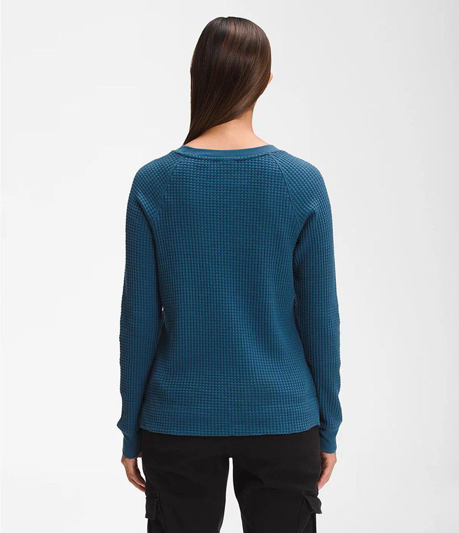 Dámské Mikiny The North Face Long Sleeve Chabot Crew Blankyt | ASFHQZC-64