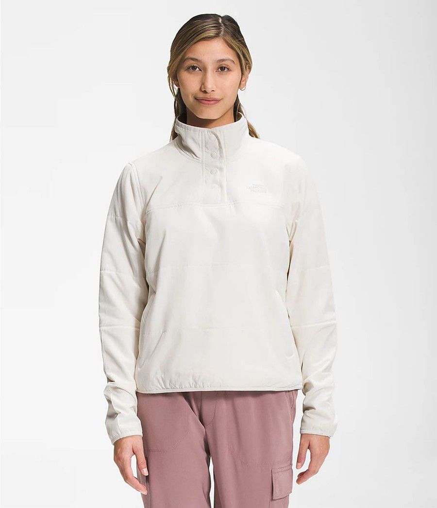 Dámské Mikiny The North Face Mountain Pullover Bílé | DJHUELC-43