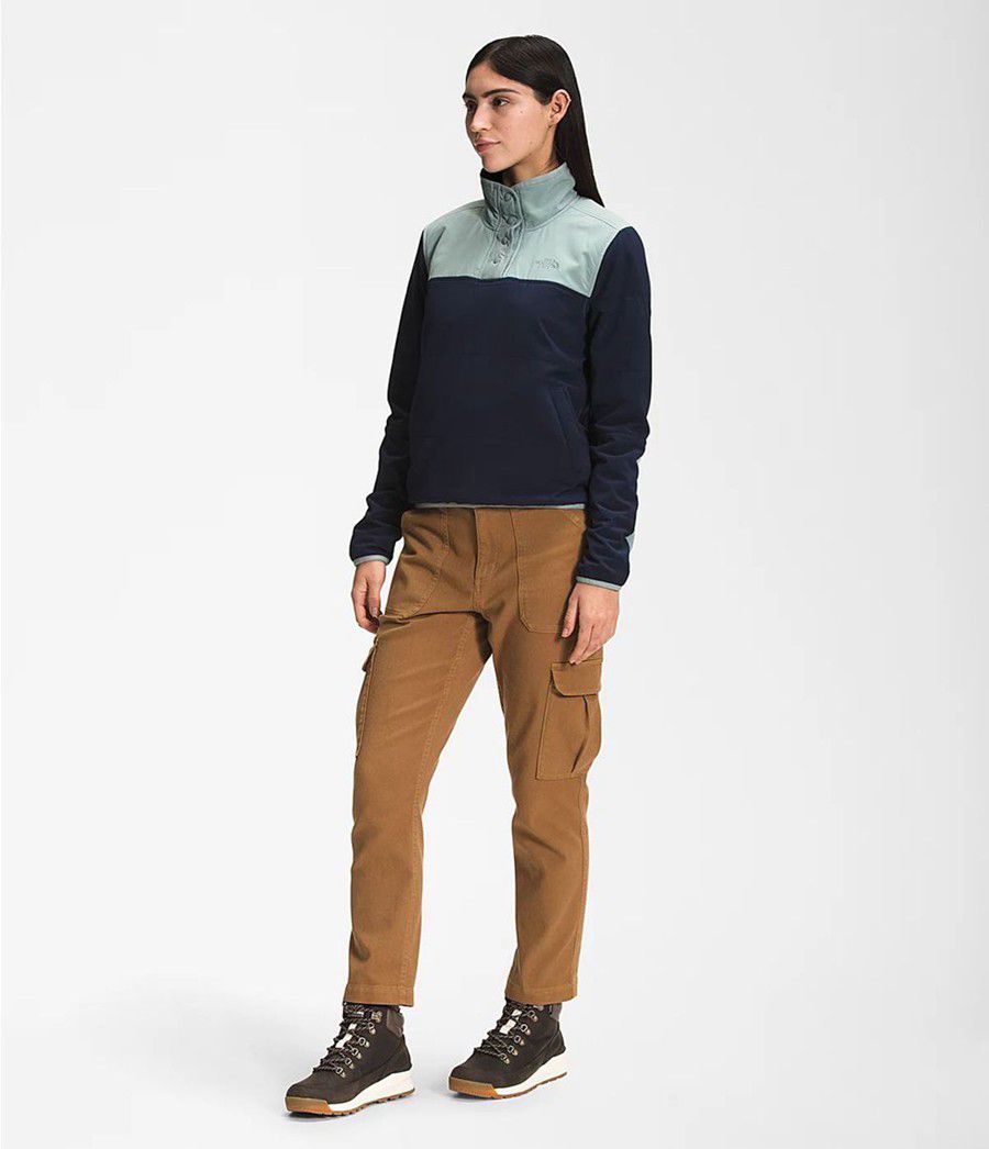 Dámské Mikiny The North Face Mountain Pullover Tmavě Blankyt | TDCUYPO-57