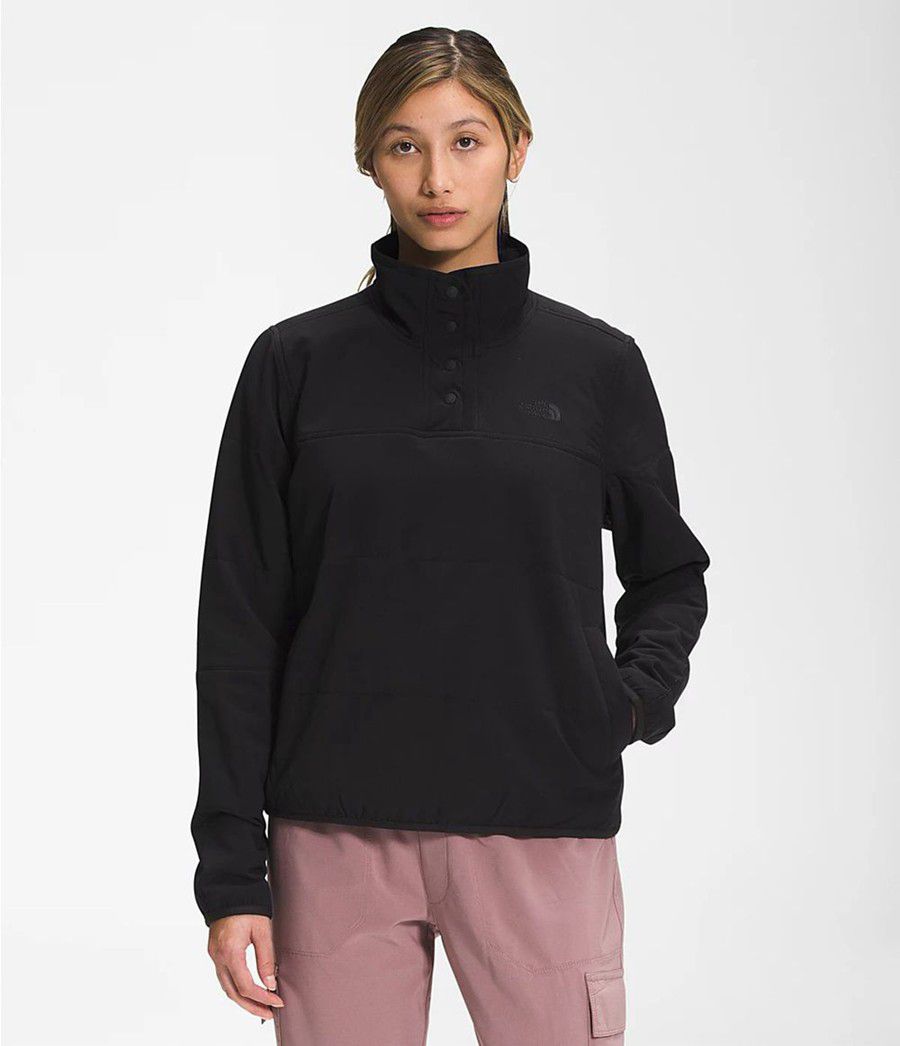 Dámské Mikiny The North Face Mountain Pullover Černé | BNELGKI-81