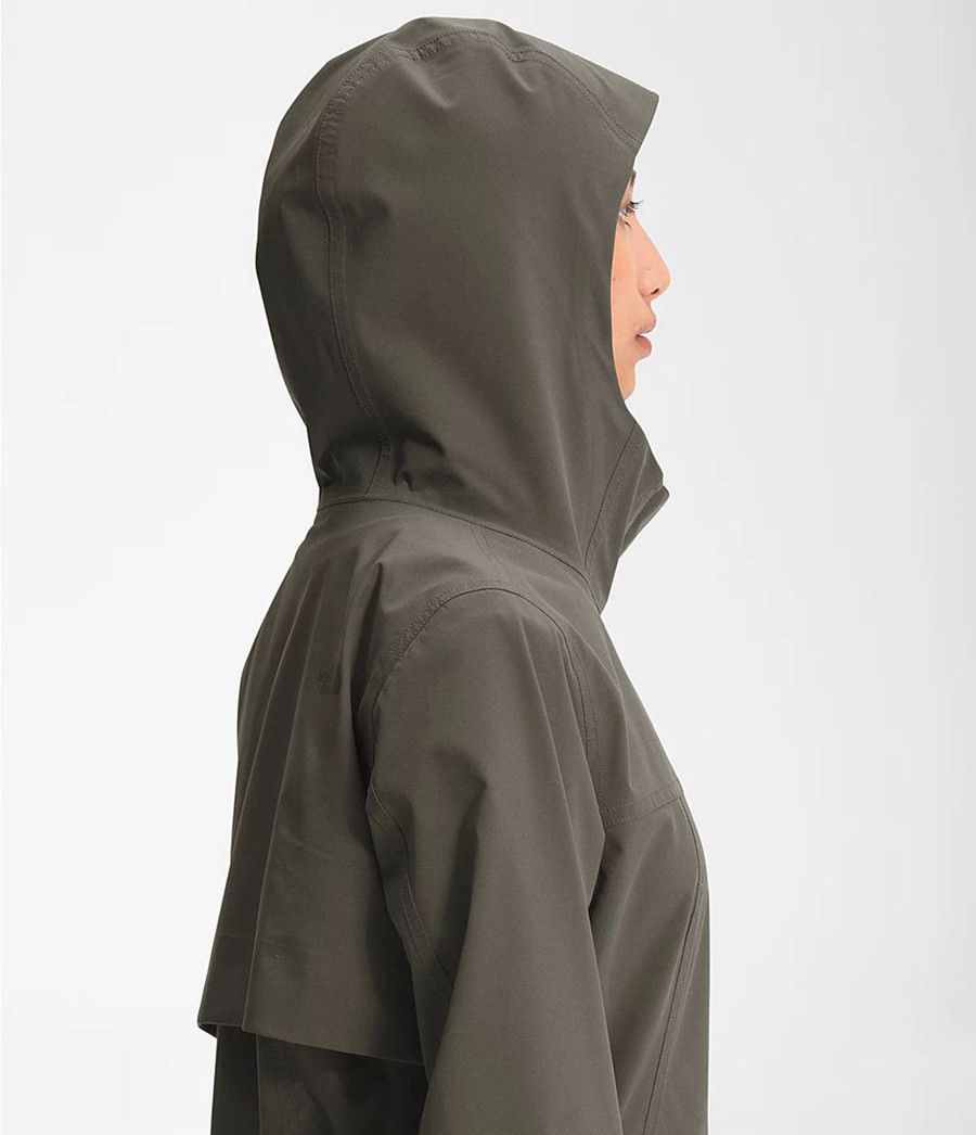 Dámské Parkas The North Face Allproof Stretch Olivy Zelené | YQWALTZ-24