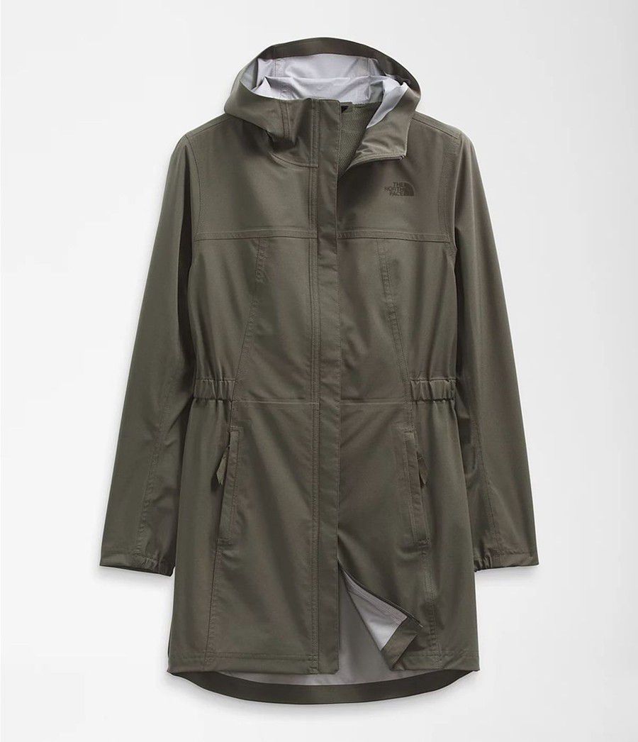 Dámské Parkas The North Face Allproof Stretch Olivy Zelené | YQWALTZ-24