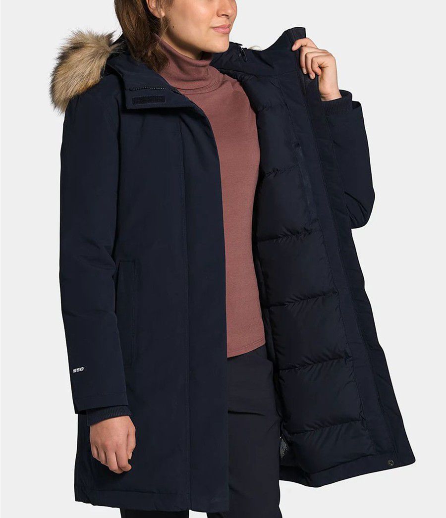 Dámské Parkas The North Face Arctic Tmavě Blankyt | OTXPZYF-35