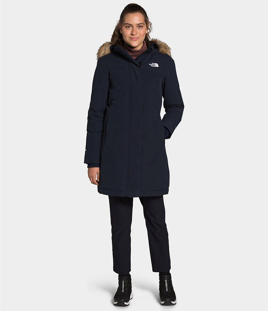Dámské Parkas The North Face Arctic Tmavě Blankyt | OTXPZYF-35