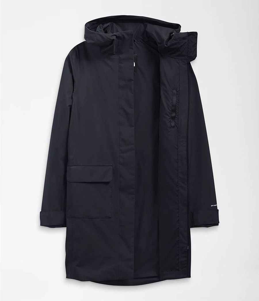 Dámské Parkas The North Face City Breeze Rain Ii Tmavě Blankyt | URJESPO-23