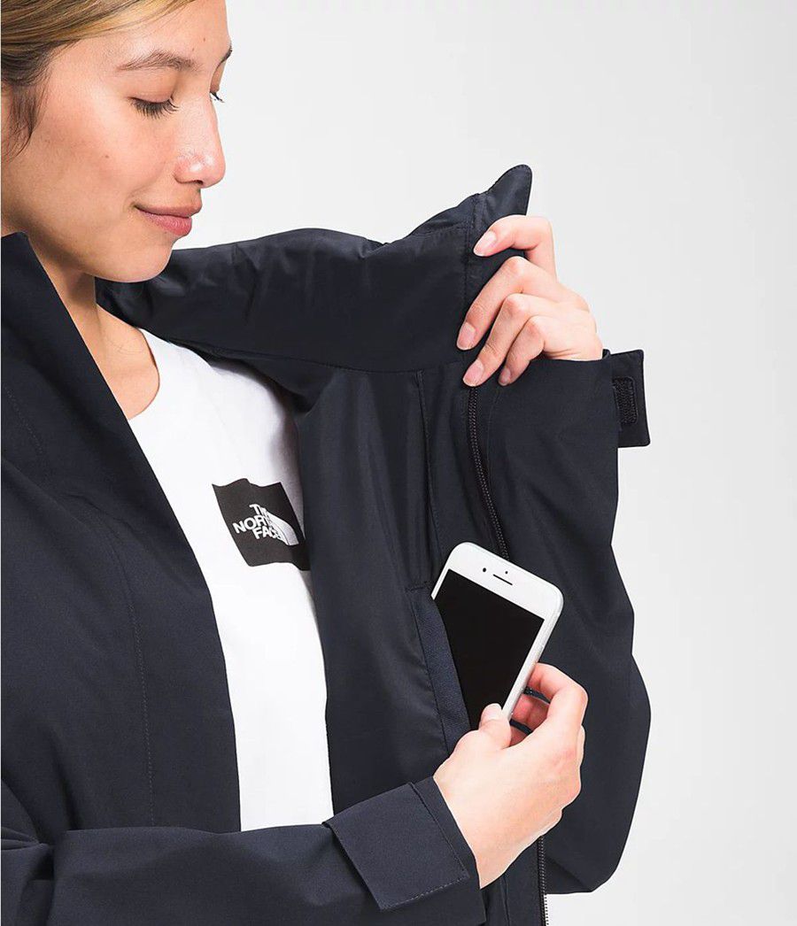 Dámské Parkas The North Face City Breeze Rain Ii Tmavě Blankyt | URJESPO-23