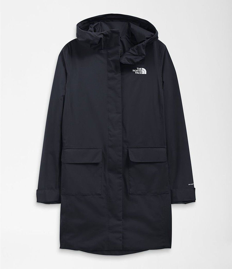 Dámské Parkas The North Face City Breeze Rain Ii Tmavě Blankyt | URJESPO-23