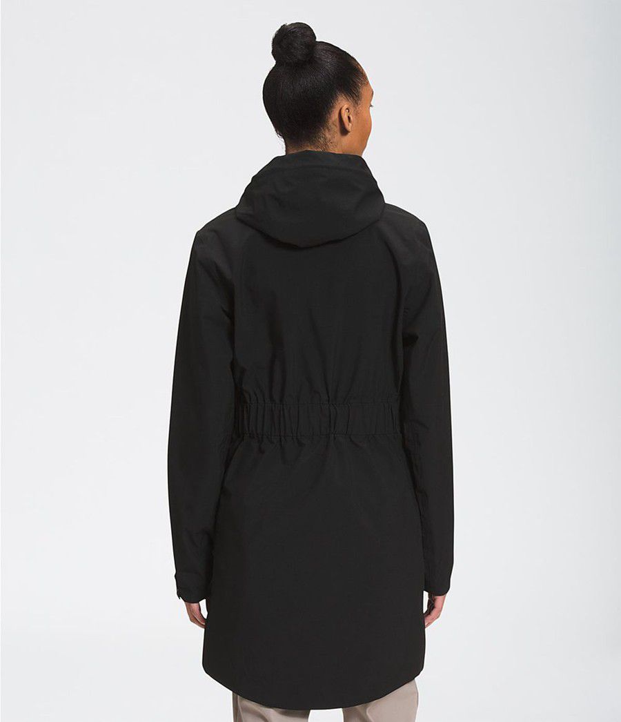 Dámské Parkas The North Face City Breeze Rain Ii Černé | ETUCGHS-49